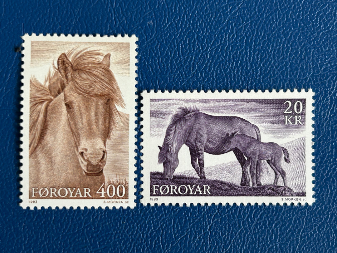 Faroe Islands - 1993 - Faroe Horses (fauna) - MNH**