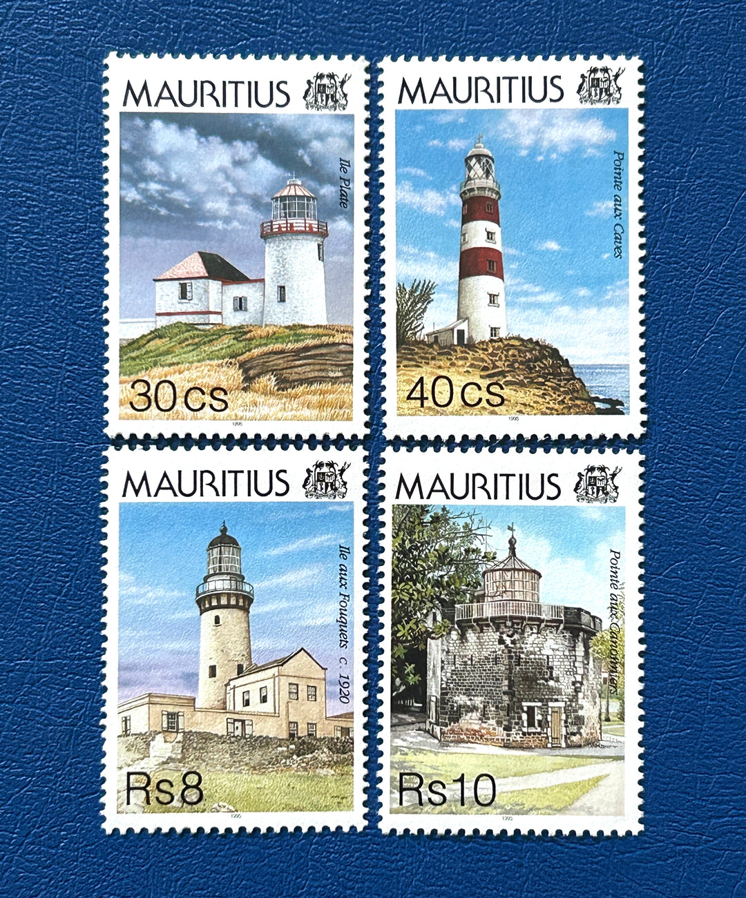 Mauritius 809-12 Lighthouses MNH** 1995