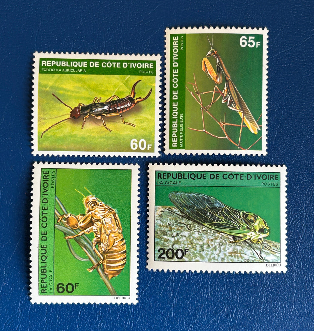 Ivory Coast - 1980 - Insects (fauna)  - MNH**