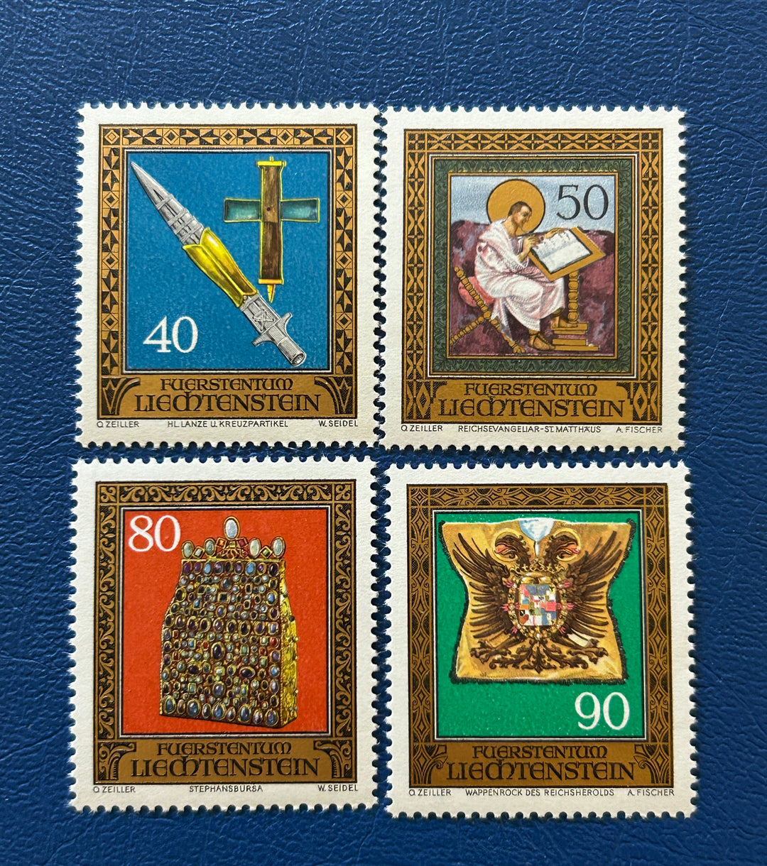 Liechtenstein - 1977 - Imperial Insignia # 617-620  - MNH**