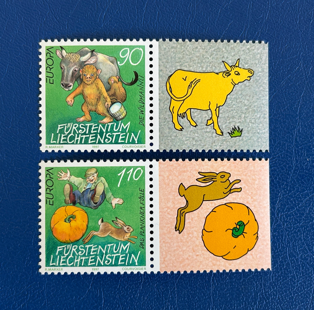 Lichtenstein - 1997 - Legends & Myths (fauna) - MNH**