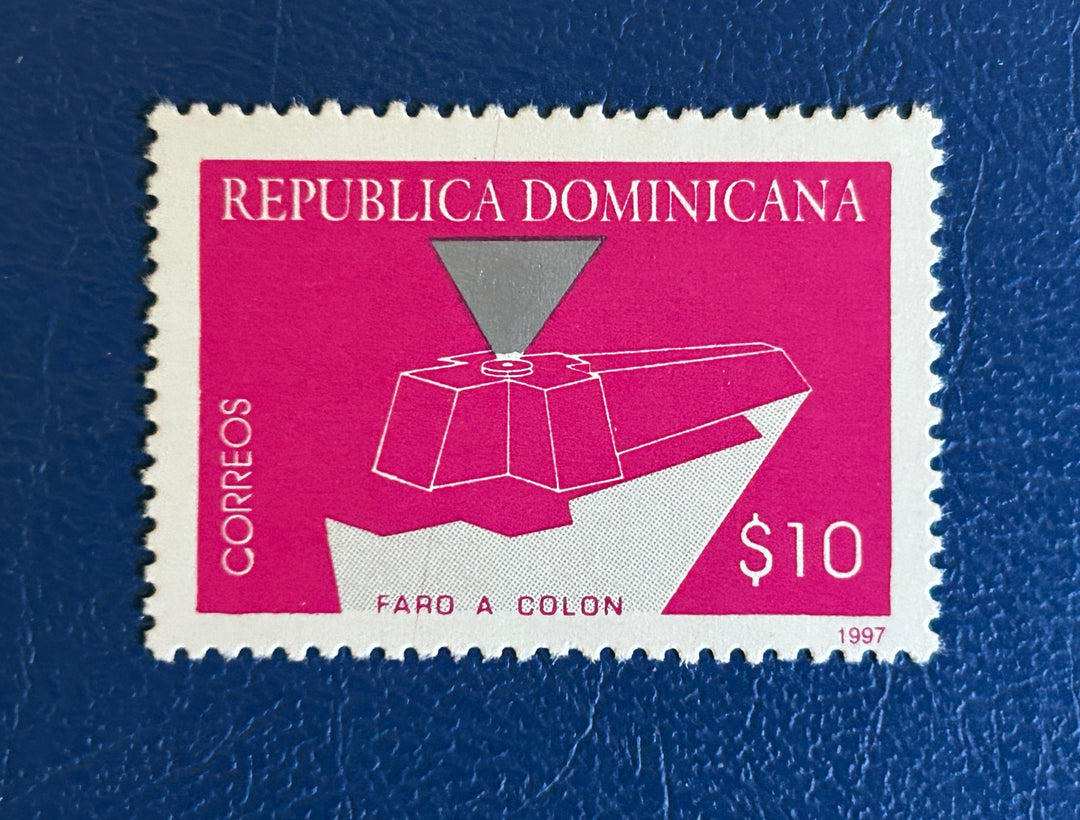 Dominican Republic Sc 1265 Columbus Mausoleum (Lighthouses) 1997 MNH**