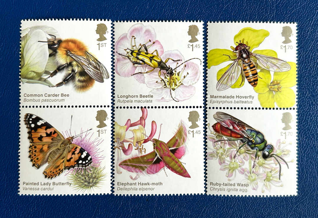 United Kingdom - 2020 - Brilliant Bugs (fauna)- MNH**