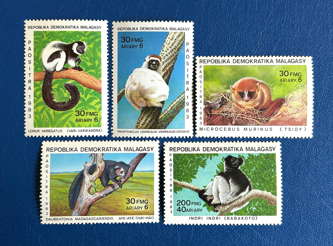 Madagascar - 1983 - Lemurs (fauna) - MNH**
