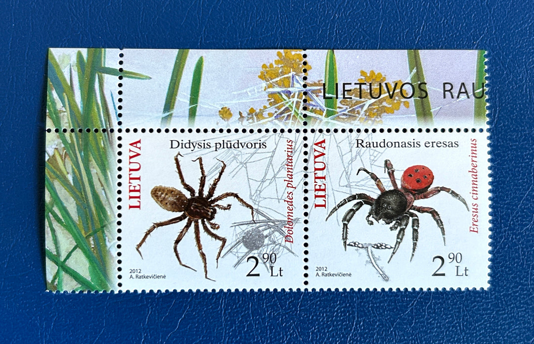 Lithuania - 2012 - Spiders (fauna) - MNH**