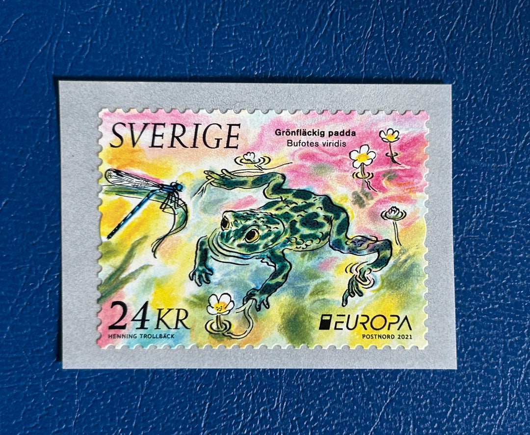 Sweden- 2022 - Frog - MNH** (fauna)