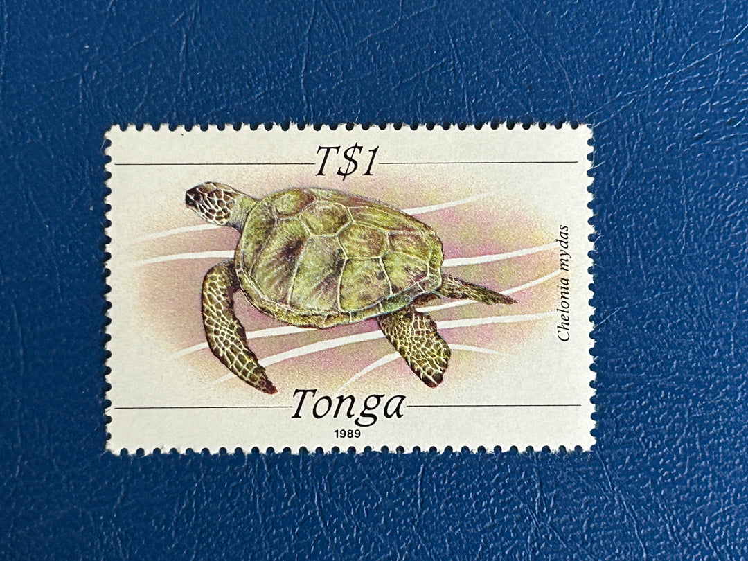 Tonga - 1989 - Green Sea Turtle #705 - MNH** (fauna)