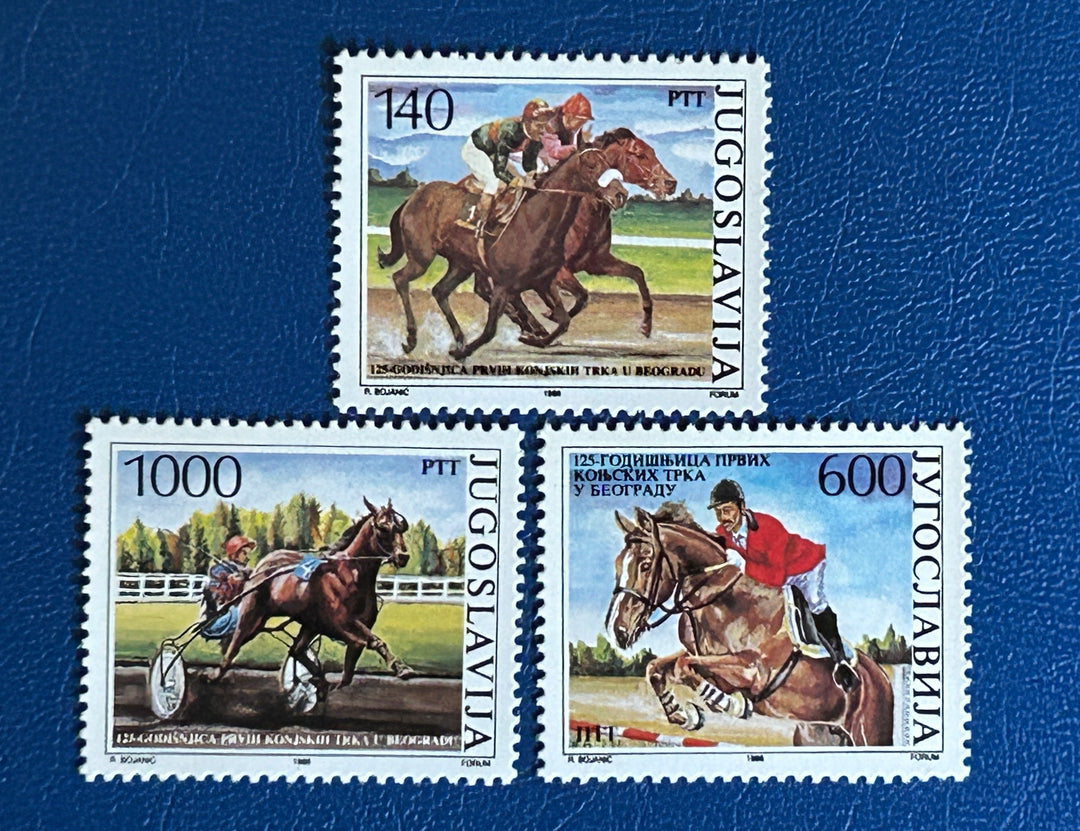 Yugoslavia - 1988 - Equestrian Sports/ Horses (fauna) - MNH**