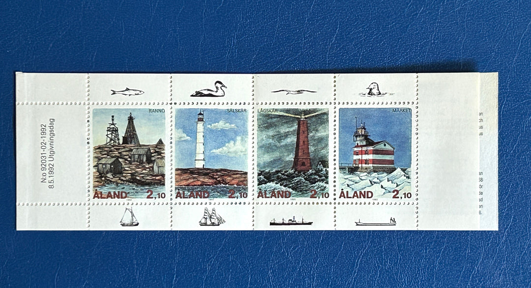 Aland Island Sc 67a 1992 Lighthouses MNH** booklet