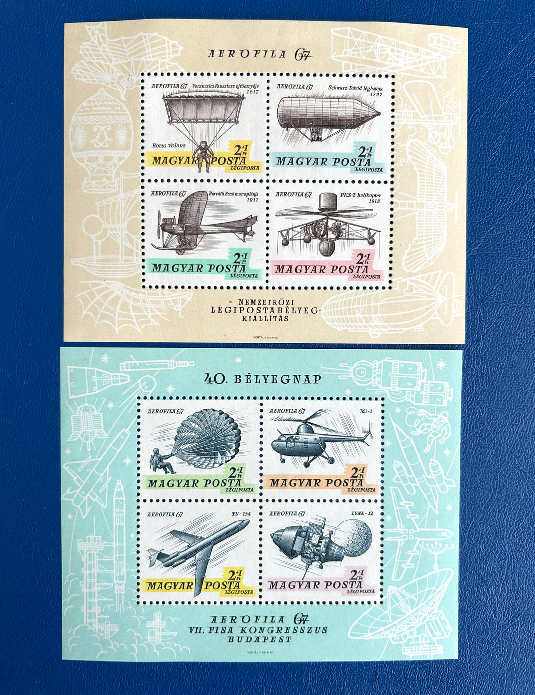 Hungary - 1967 - Aerophila ‘67 Airmail Stamp Ex - MNH**