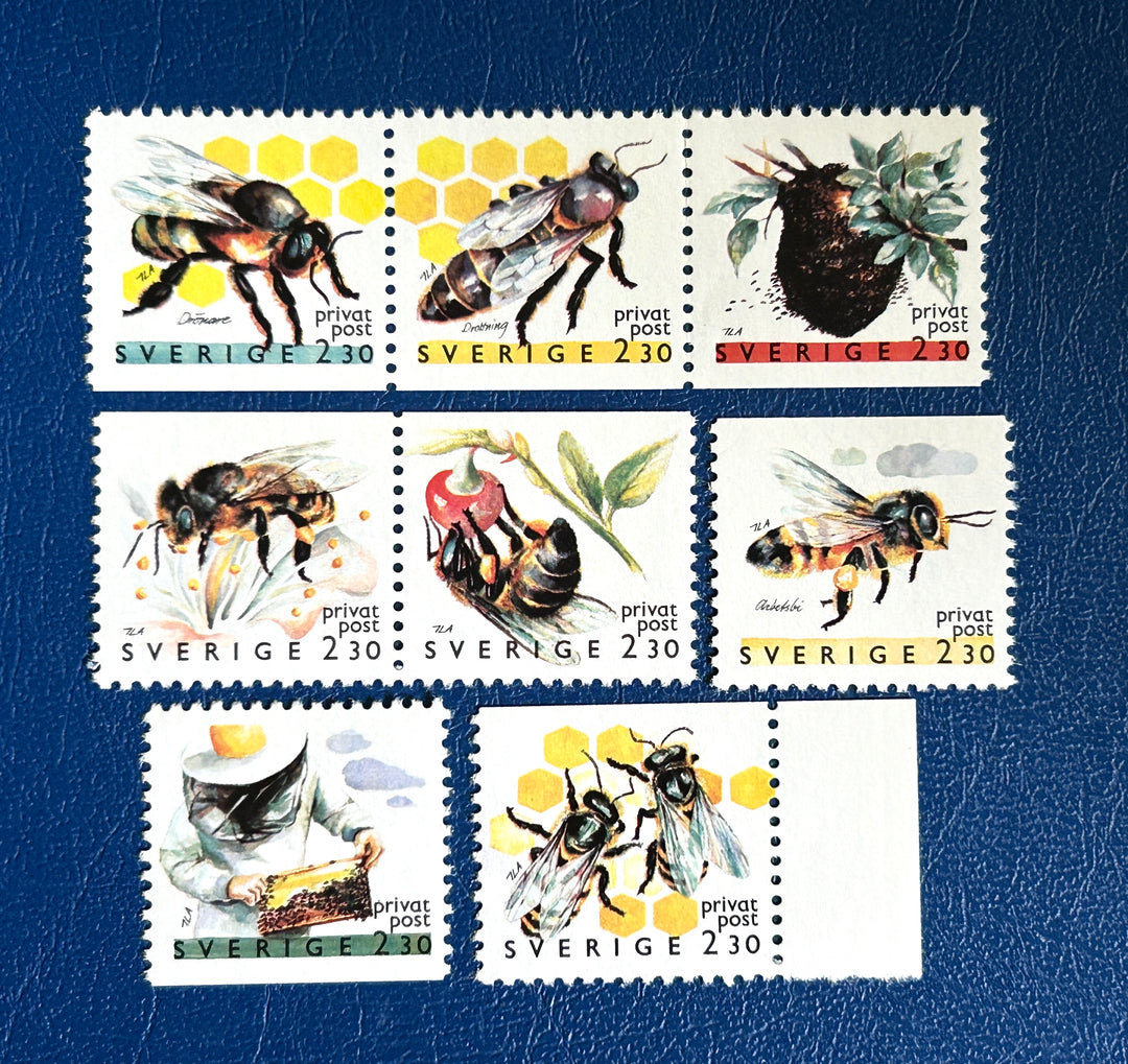Sweden- 1990 - Beekeeping - MNH** partial (8/10) (fauna)