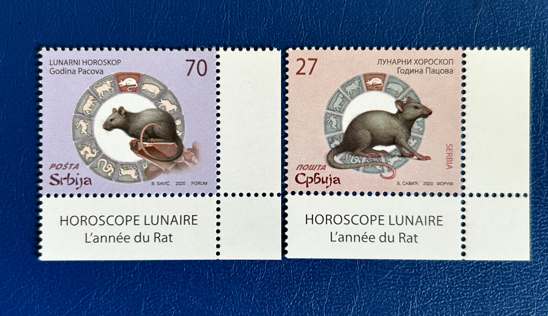 Serbia - 2020 - Year of the Rat (fauna)-  MNH**