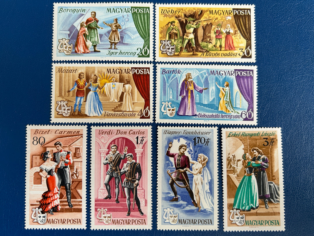 Hungary - 1967 - Opera Scenes - MNH**