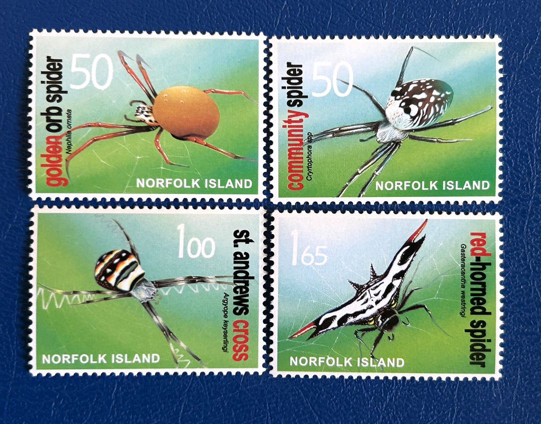 Norfolk Island - 2004 - Spiders (fauna) -  MNH**