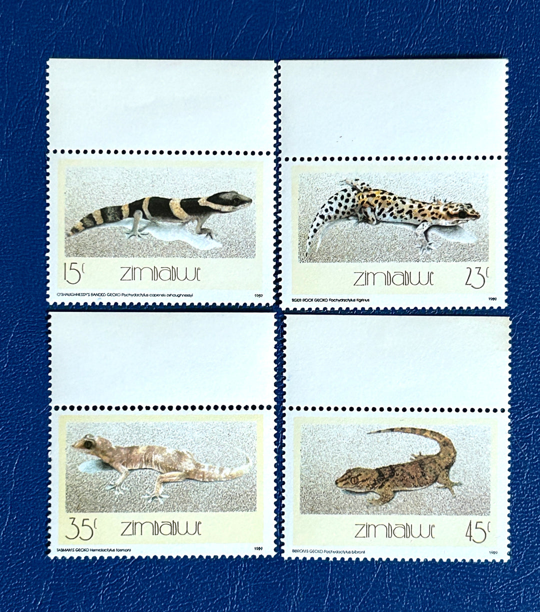 Zimbabwe - 1989 - Geckos (fauna) - MNH**