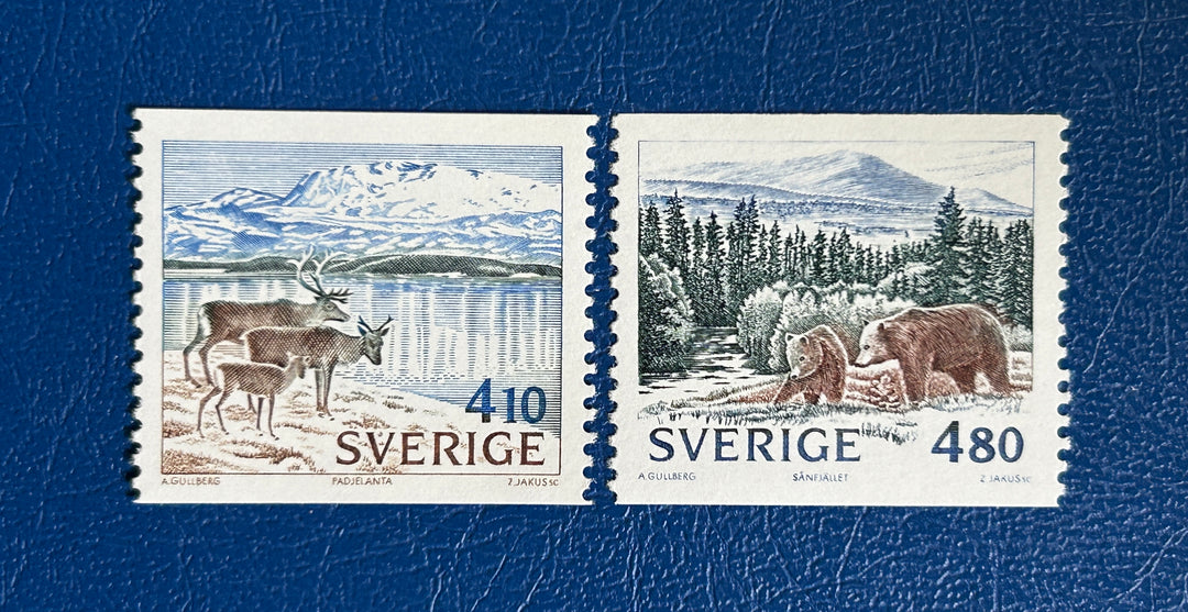 Sweden- 1990 - National Parks - MNH** partial