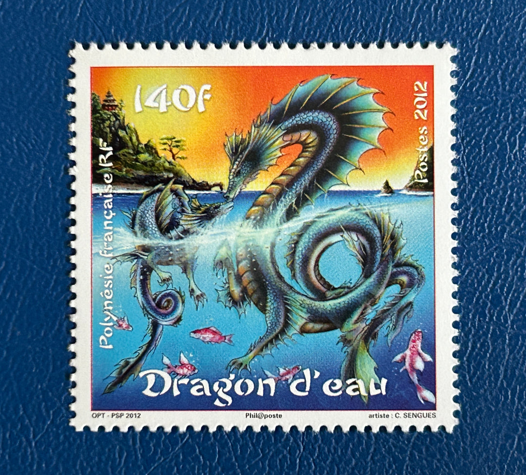 French Polynesia- 2012 - Chinese Lunar Year (Dragon) - MNH**