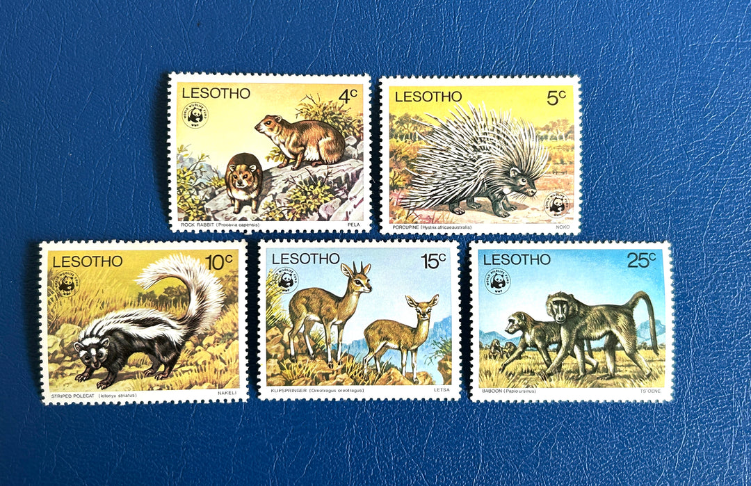 Lesotho - 1977 - WWF Endangered Species (fauna) - MH*