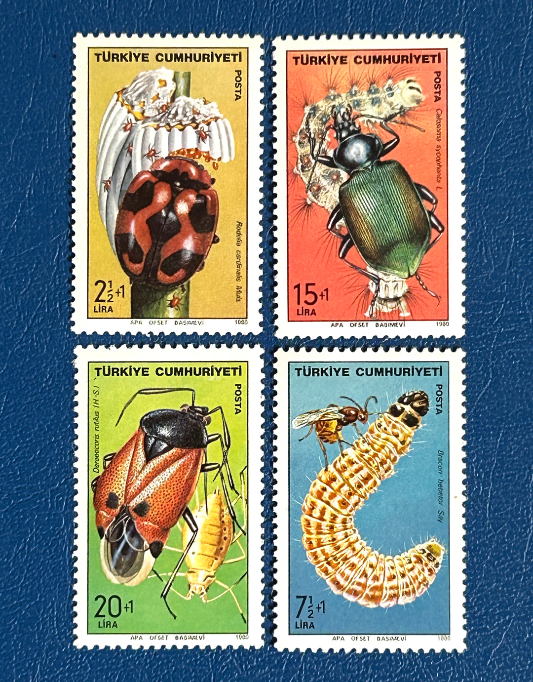 Turkey - 1980 - Useful Insects - MNH** (fauna)