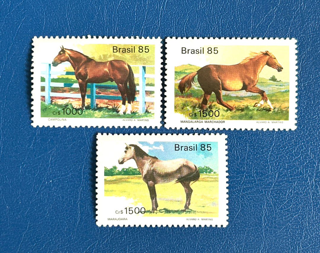 Brazil - 1985 - Horses (fauna) - MNH**