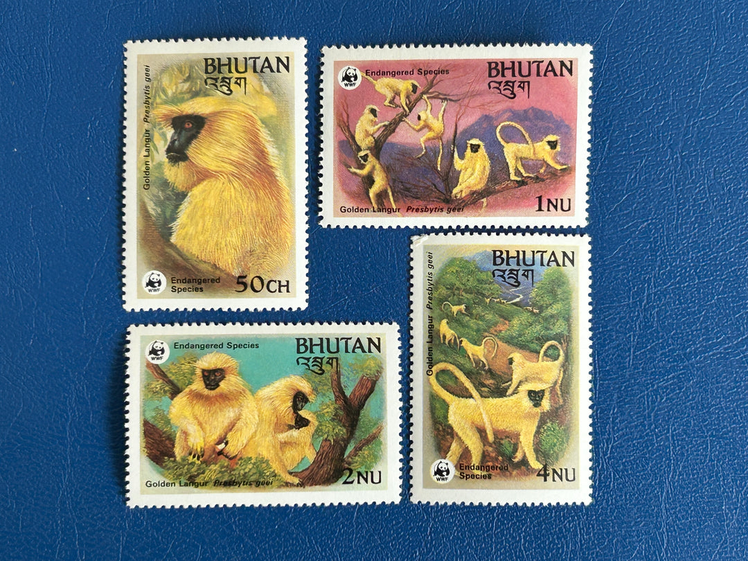 Bhutan - 1984 - Golden Langur - MNH**