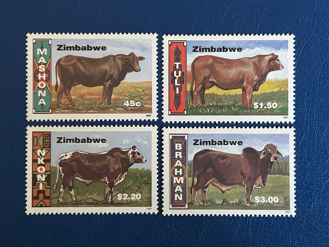 Zimbabwe - 1997 - Cattle Breeds (fauna) - MNH**