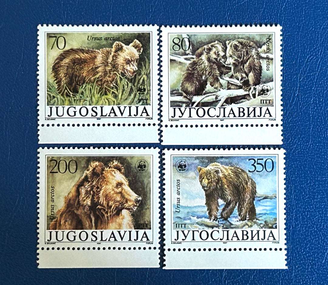 Yugoslavia - 1988 - WWF Bears (fauna) - MNH**