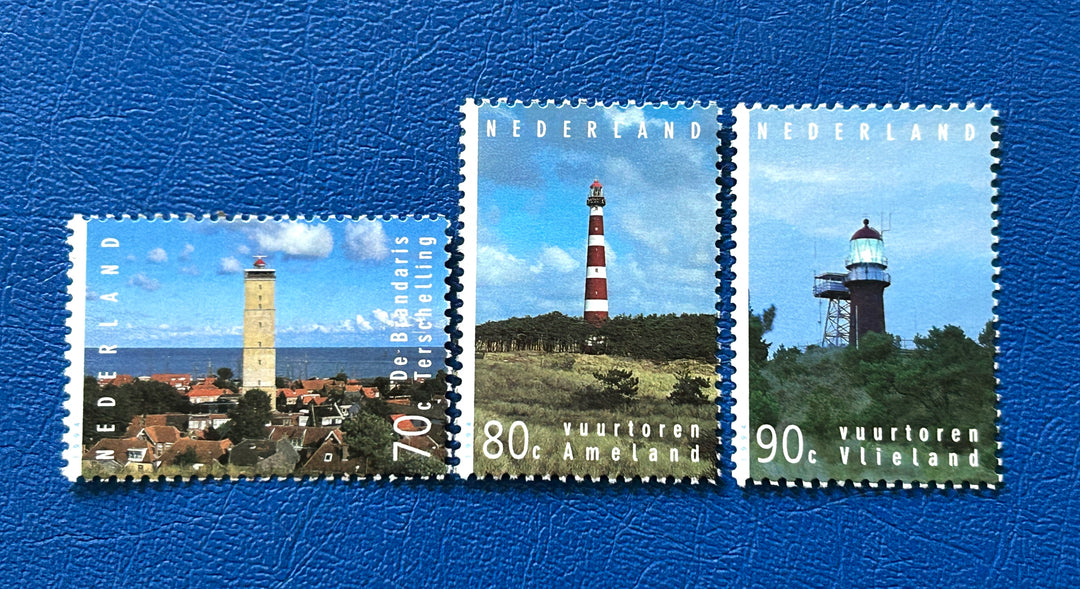 Netherlands 868-70 Lighthouses MNH** 1994