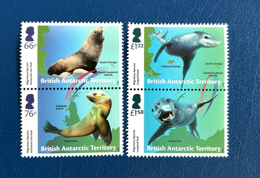 British Antarctic Territory - 2018 - Seals (Fauna) - MNH**