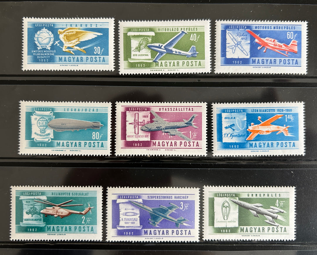 Hungary - 1962 - History of Aviation - MNH**
