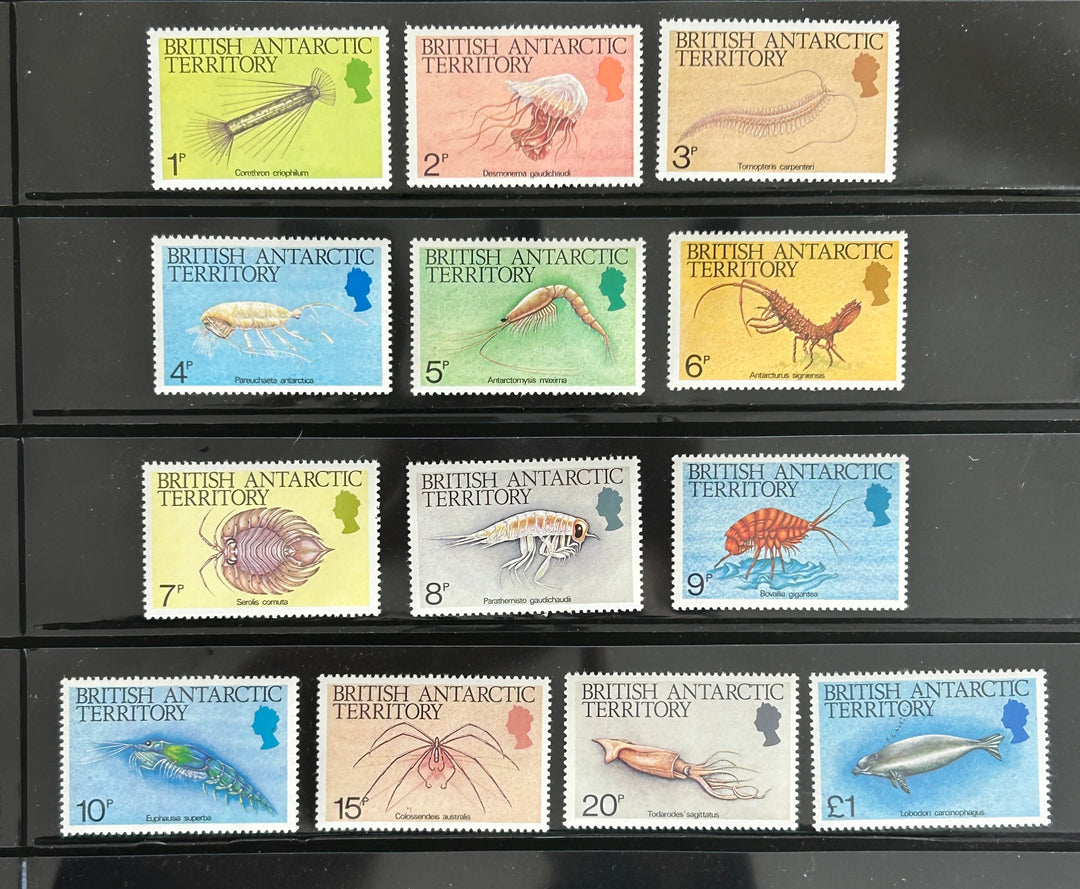 British Antarctic Territory - 1984 - Marine Life (Fauna) - MNH** Partial