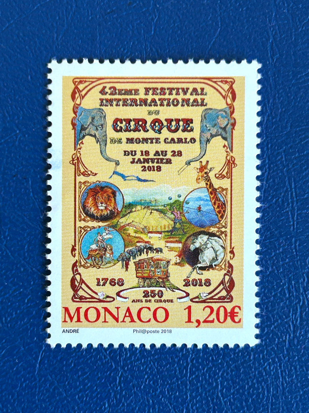 Monaco- 2018 - Intl Circus Festival - MNH**