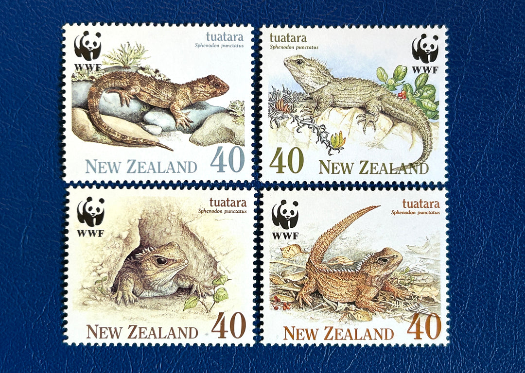 New Zealand - 1991 - Endangered Wildlife: Tuatara (fauna) -  MNH**