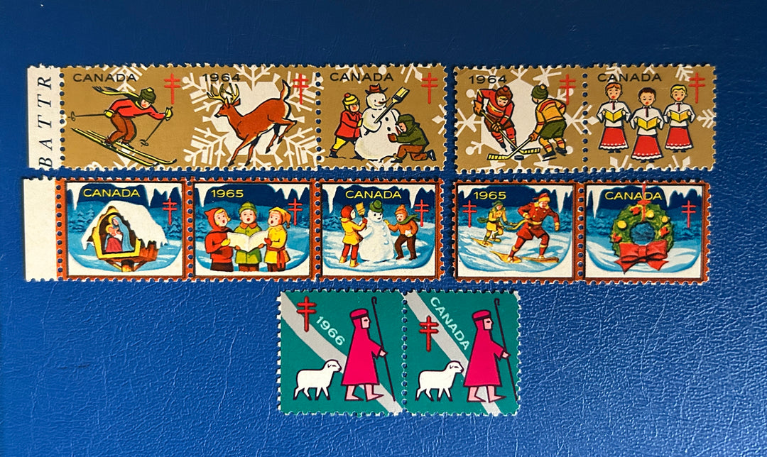 Canada - 1964-66 - Christmas Seals for Tuberculosis MNH**