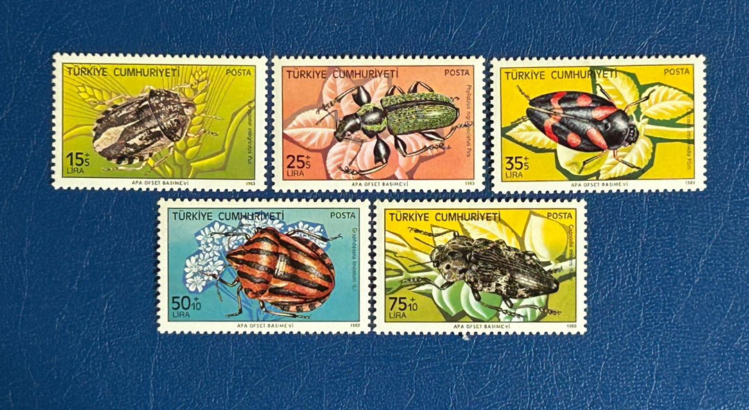 Turkey - 1983 - Harmful Insects - MNH** (fauna) (Copy)