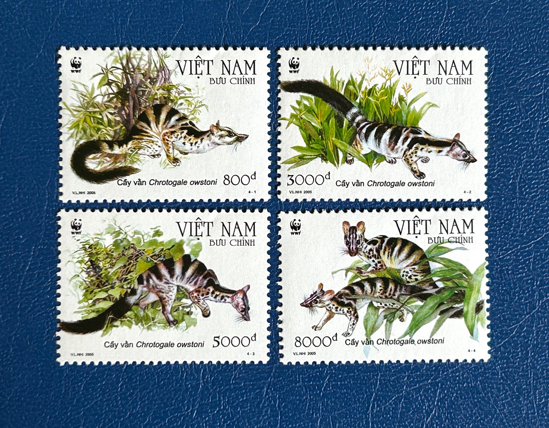 Vietnam - 2005 - WWF: Banded Civet (fauna) - MNH**