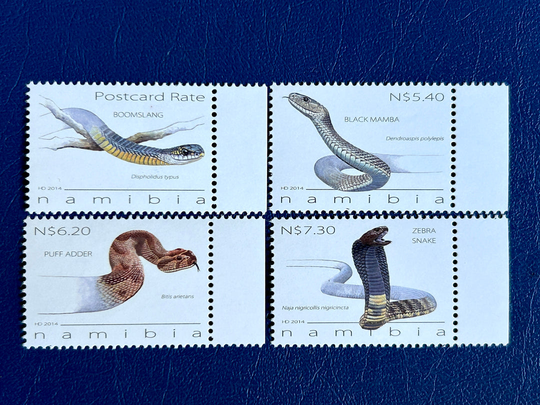 Namibia - 2014 - Snakes (fauna) -  MNH**