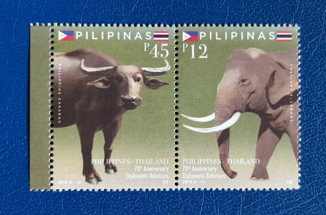 Philippines - 2019 - Joint Issue with Thailand (fauna) -  MNH**