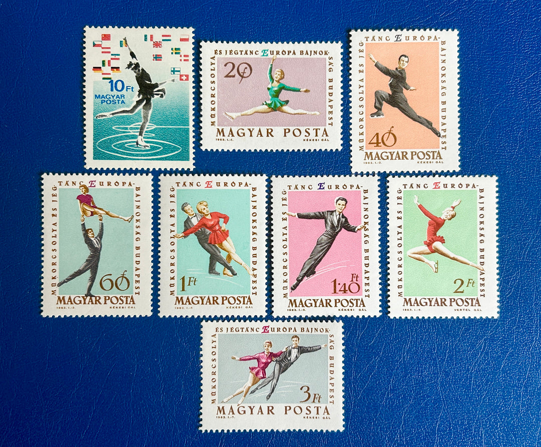 Hungría - 1963 - Campeonato Europeo de Patinaje Artístico, Budapest - MNH**