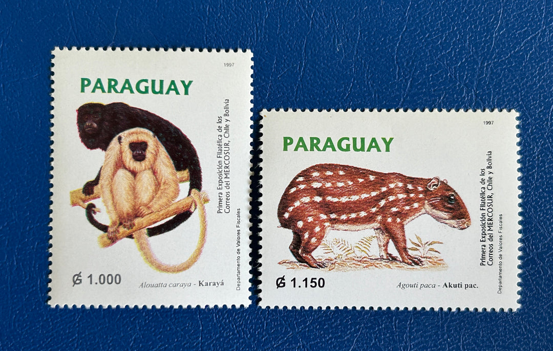 Paraguay - 1997 - Mercosaur Stampex partial (fauna) -  MNH**