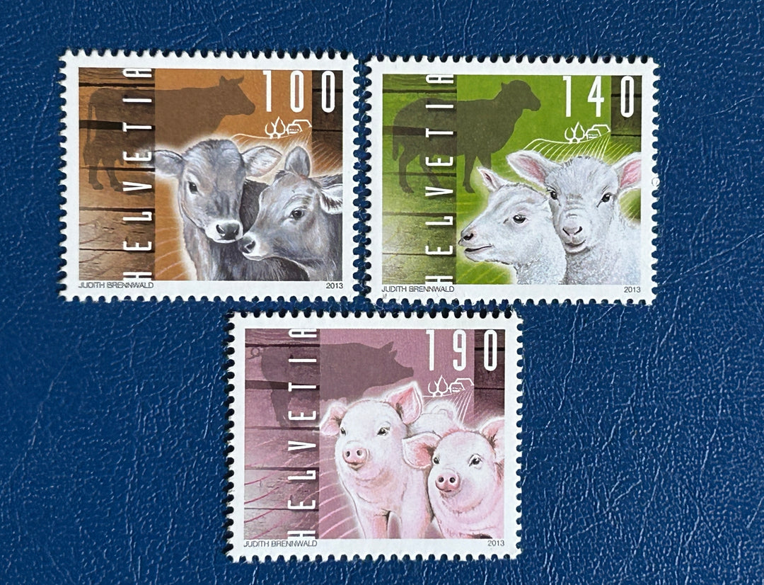 Switzerland - 2013 - Farm Animals Partial - MNH** (fauna)
