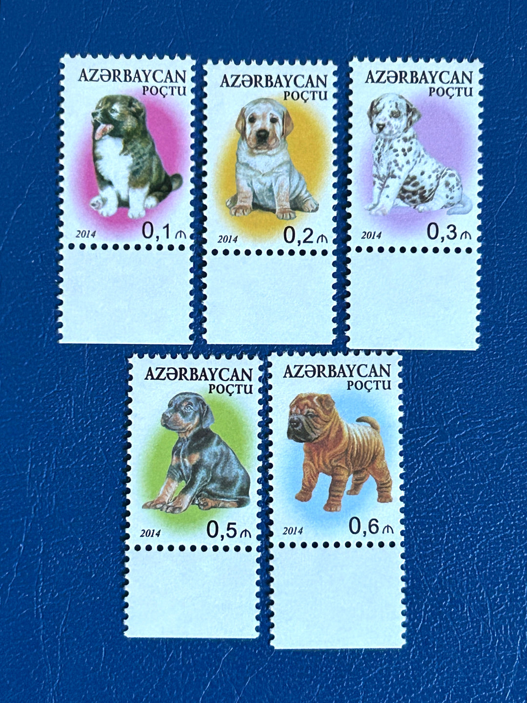 Azerbaijan Sc 1060-4 2014 Dogs (fauna) MNH**