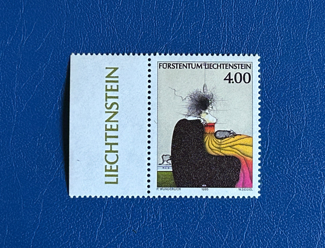 Liechtenstein - 1995 - Lady with Lap Dog - MNH**