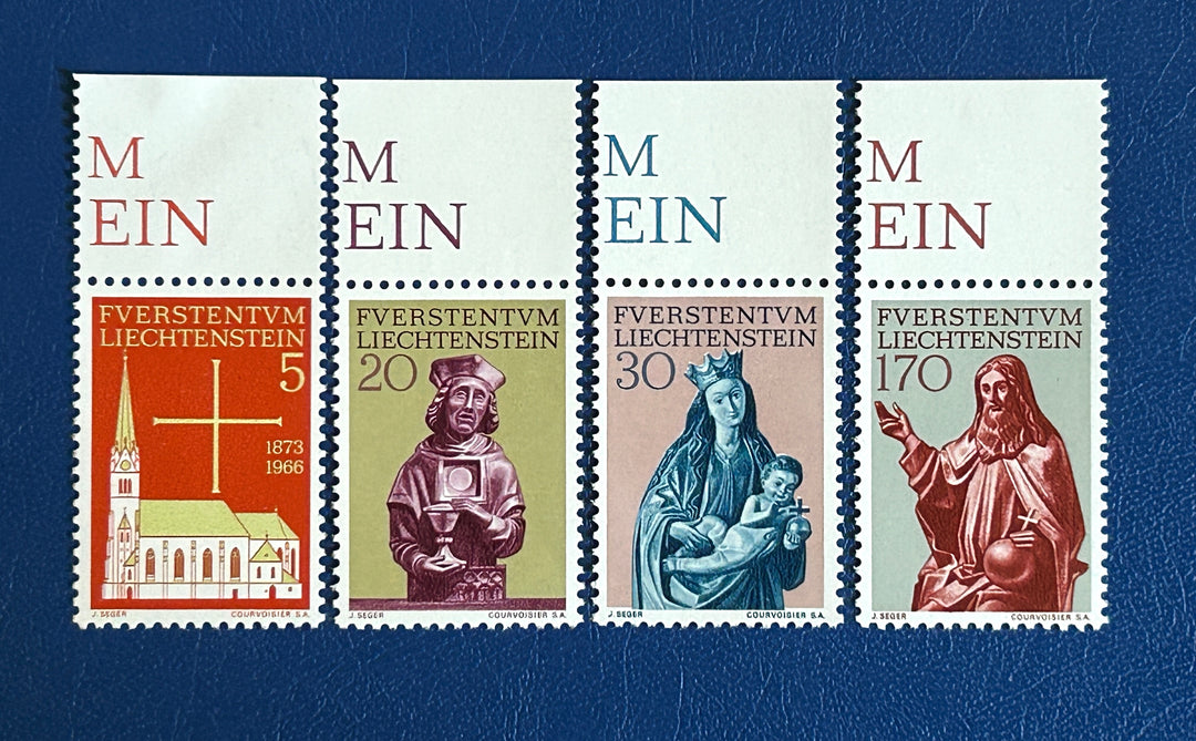 Liechtenstein 1966 Sc 416-9 Vaduz Church MNH**