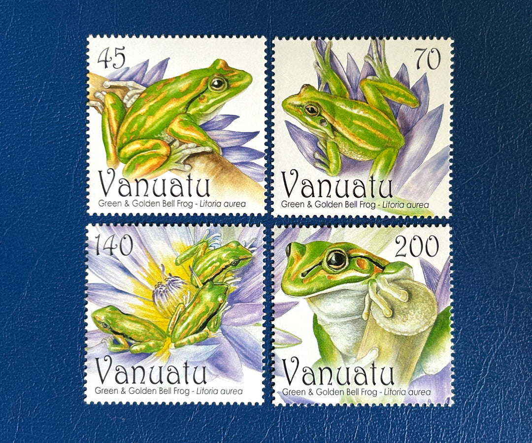 Vanuatu - 2011 - Green Golden Bell Frogs (fauna) - MNH**