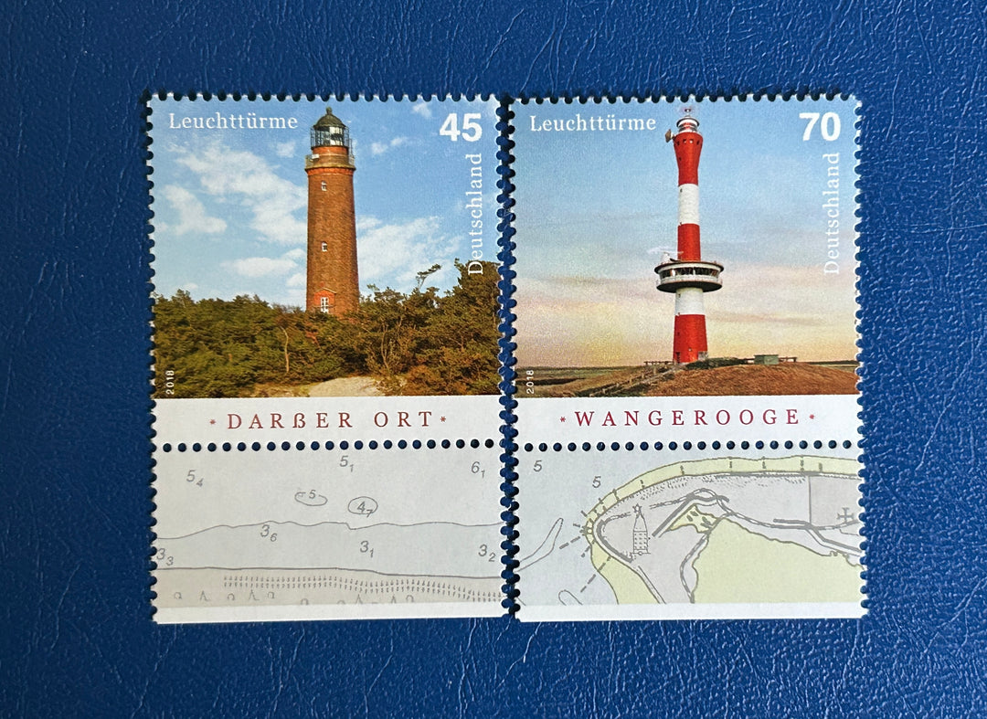 Germany Sc 3040-1 2018 Lighthouses MNH**