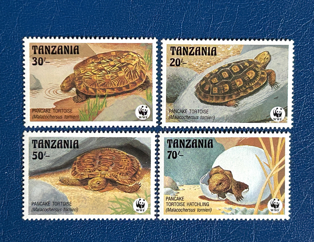 Tanzania - 1993 - Tortoises - MNH** (fauna)