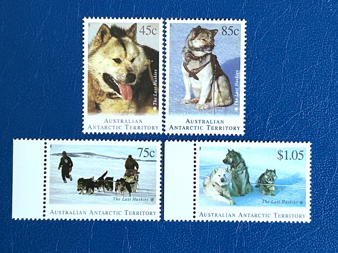 Australian Antarctic Territory Sc 90-3 Huskies (fauna) 1994 MNH**