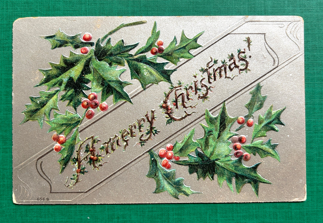 Christmas Postcard Unused - Vintage/Antique Postcard
