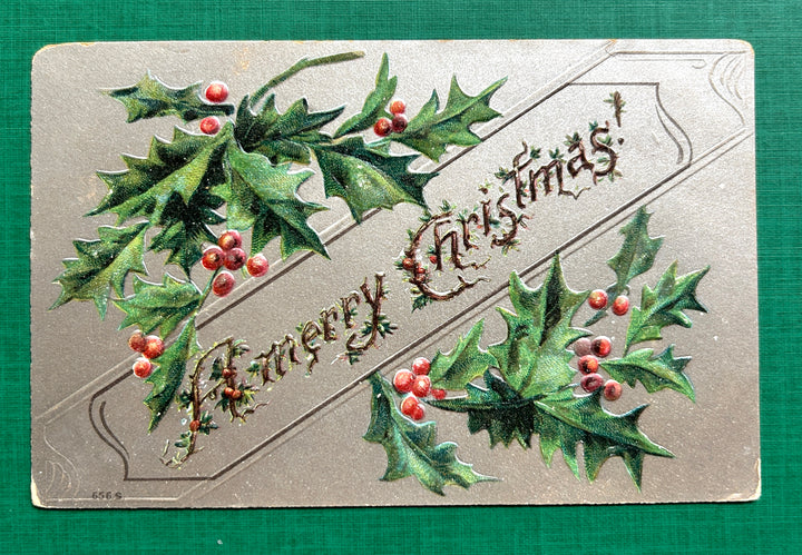 Christmas Postcard Unused - Vintage/Antique Postcard
